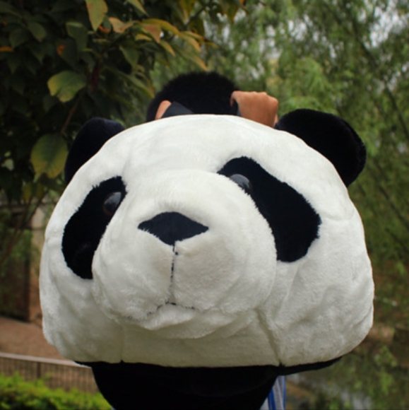 Handbags - Extra Large Panda Bear Head Backpack 15.75"